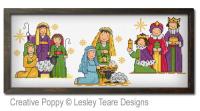 Lesley Teare Designs - Cr&egrave;che de No&euml;l (grille point de croix)