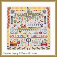Riverdrift House - Le ch&acirc;teau royal de Windsor (grille de broderie point de croix)