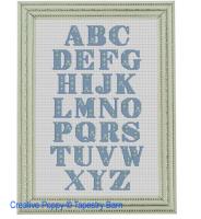 Tapestry Barn - Alphabet P&acirc;querettes (grille de broderie point de croix)