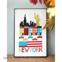 Tiny Modernist - New York (grille de broderie point de croix)