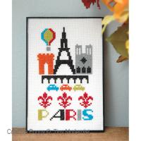 Tiny Modernist - Paris (grille de broderie point de croix)